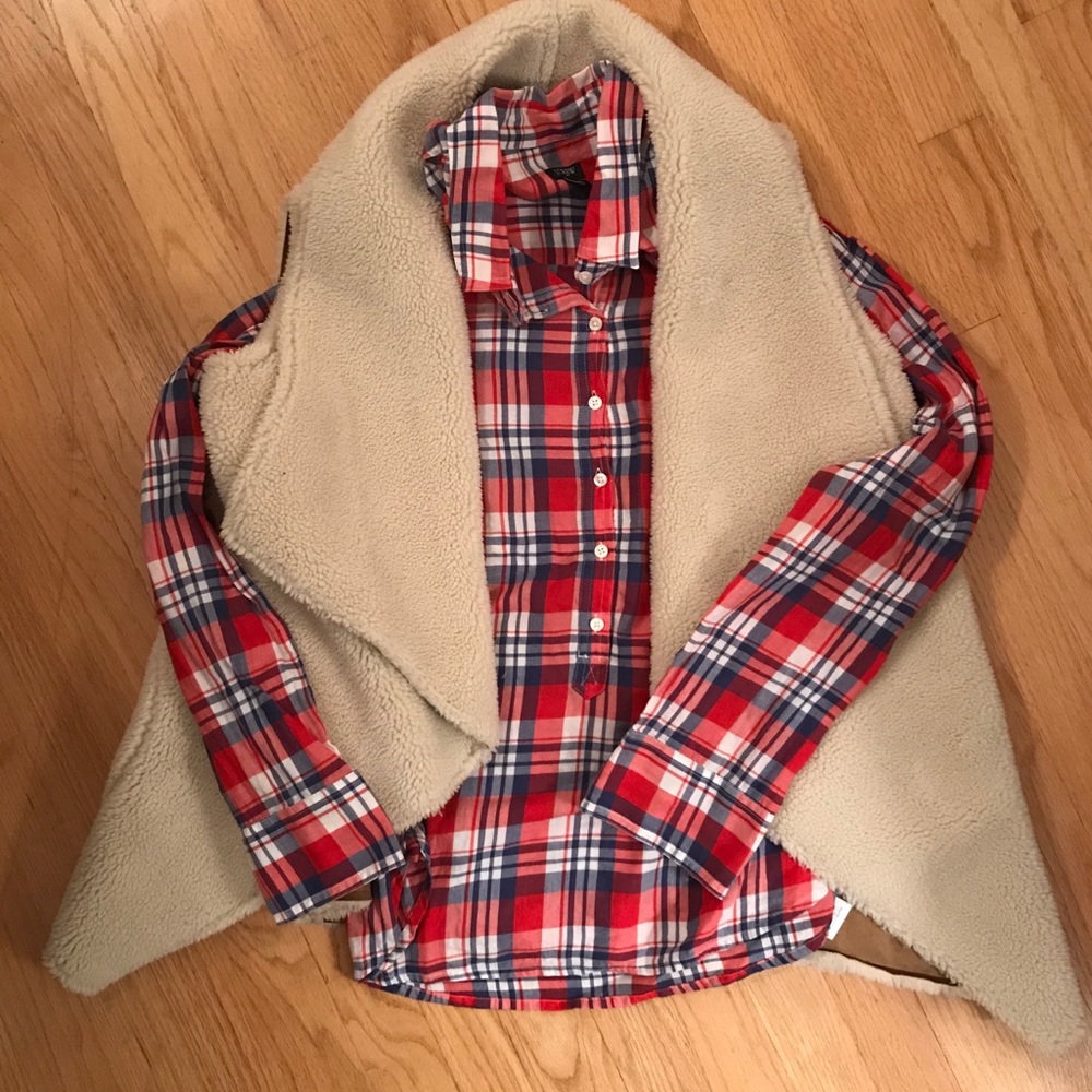J.Crew plaid shirt